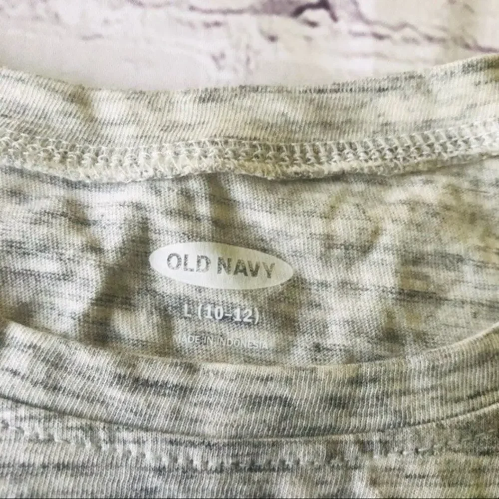 Old Navy Girls 3/4 Sleeve Blouse Sz (10-12)